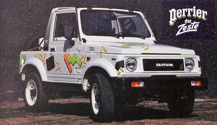 Santana Samurai 1000 Perrier, листовка