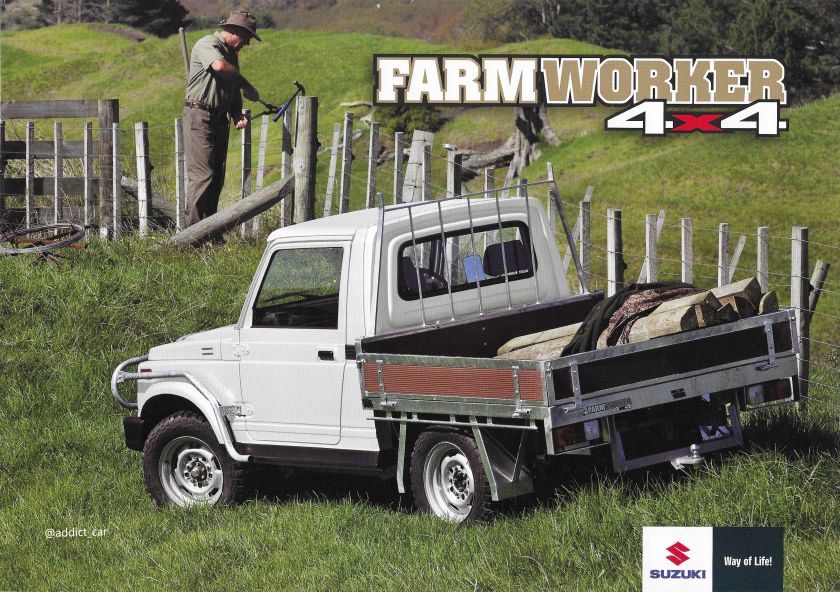 Suzuki Farm Worker Flatdeck в хозяйстве