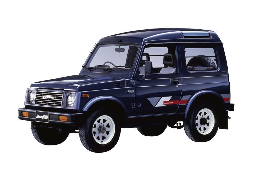 JA51 Jimny 1300 Panoramic Roof (1985–87): декаль-штрихи