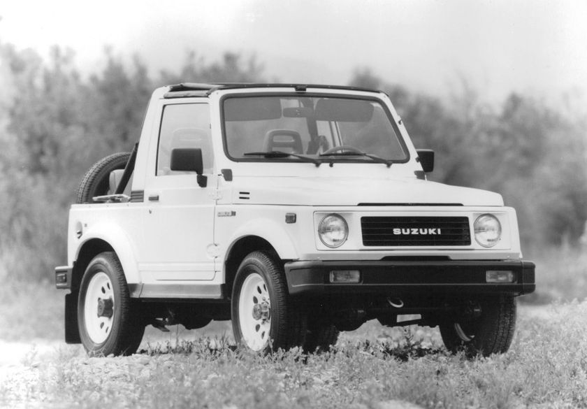 1991 MY, JL Convertible — последний год с решёткой «SUZUKI»
