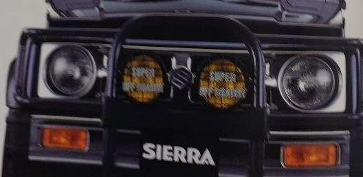 Защита передка Sierra: боковые секции у основных фар и центральные стойки
