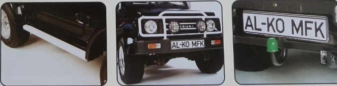 Боковая защита, передняя защита и фаркоп AL-KO MFK