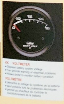 SJ410: отдельный вольтметр с подписью Voltmeter