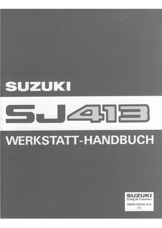 SJ413 Werkstatt-Handbuch — 99500-82C00-01G