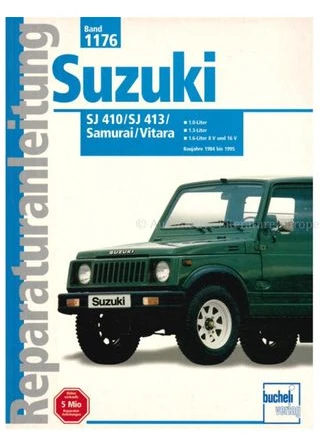 Bucheli 1176: обложка руководства по ремонту Suzuki