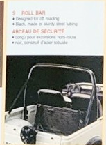 SJ410 Canada: Roll Bar, чёрная стальная трубчатая дуга